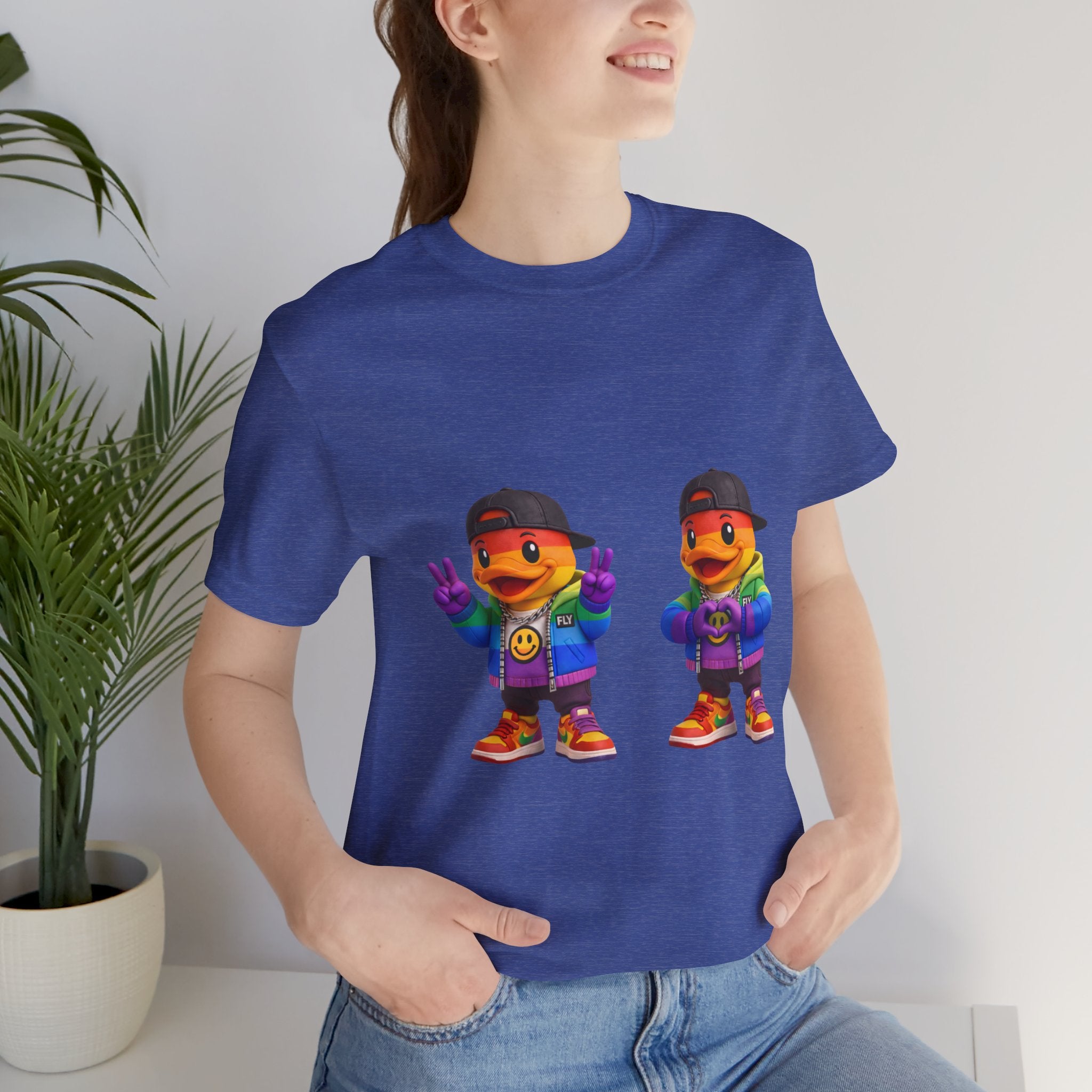 FLY Duck Pride Peace & Love Tee