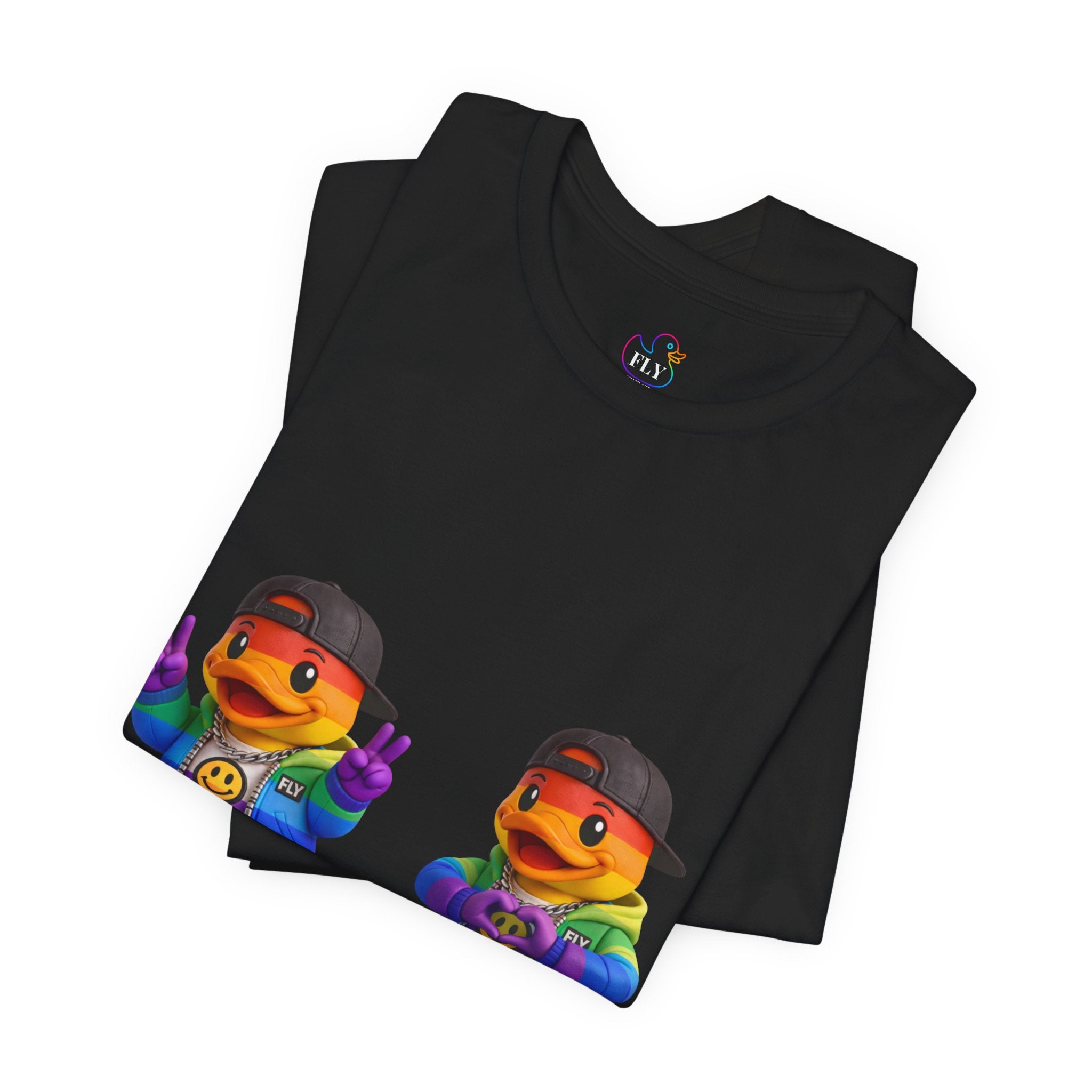 FLY Duck Pride Peace & Love Tee