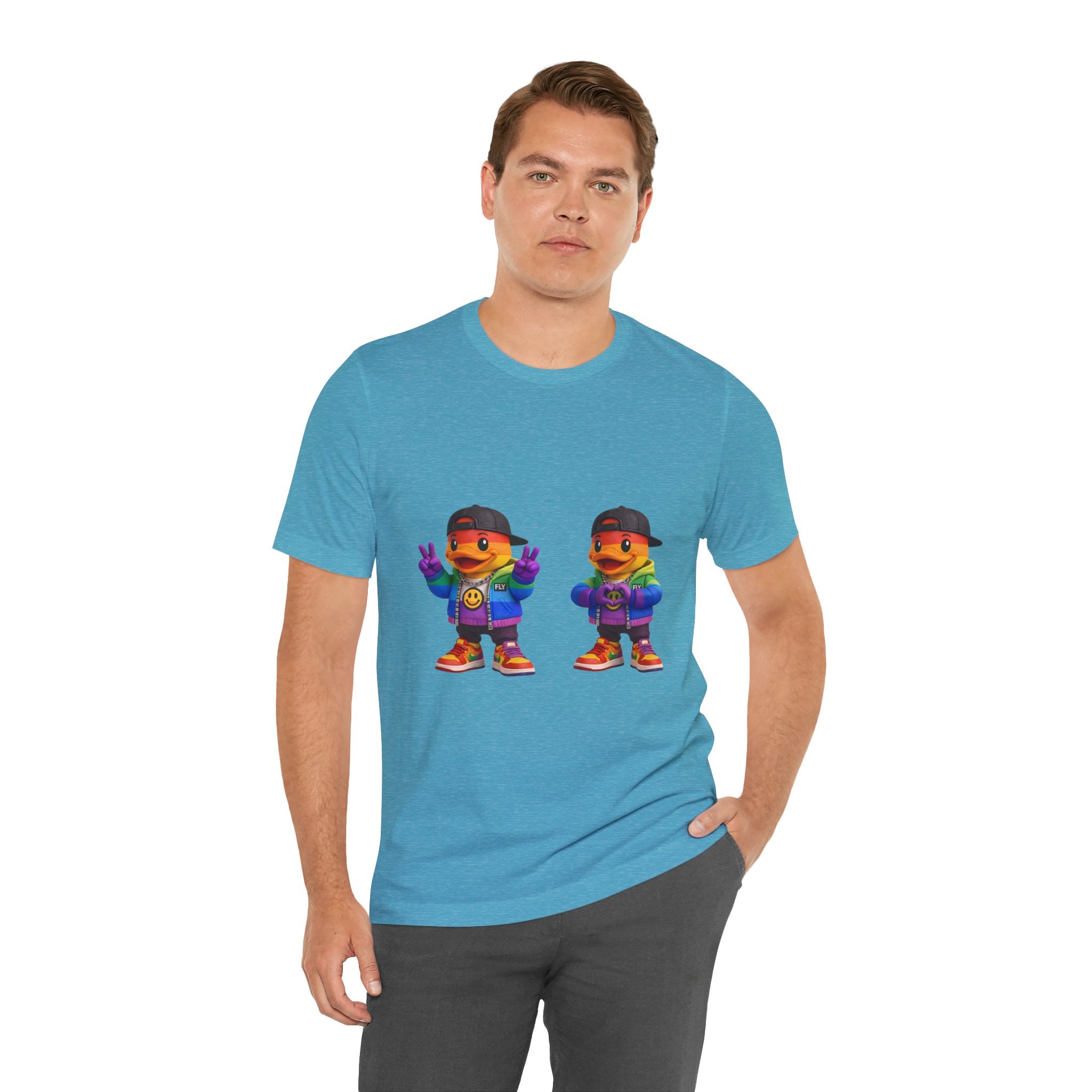 FLY Duck Pride Peace & Love Tee