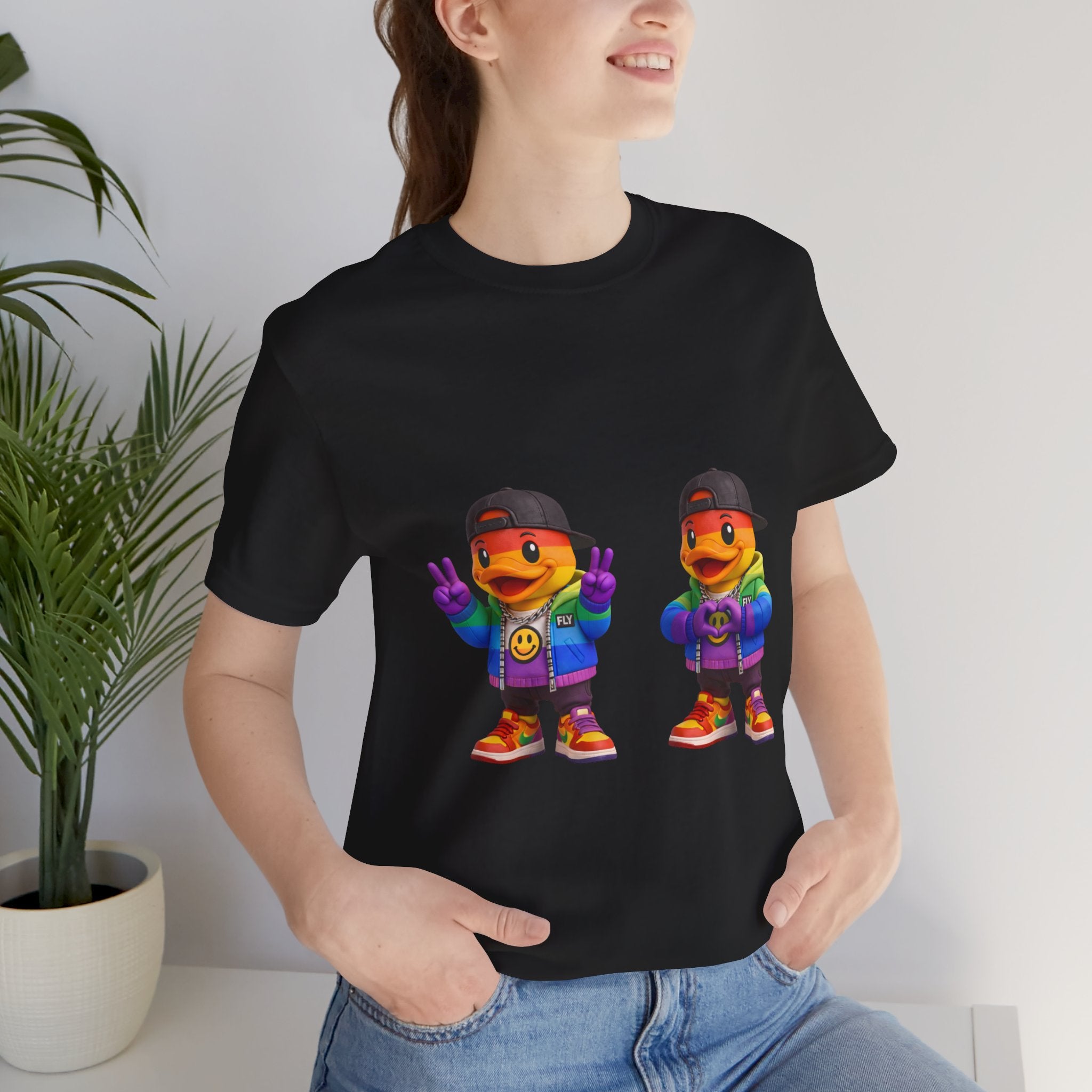 FLY Duck Pride Peace & Love Tee