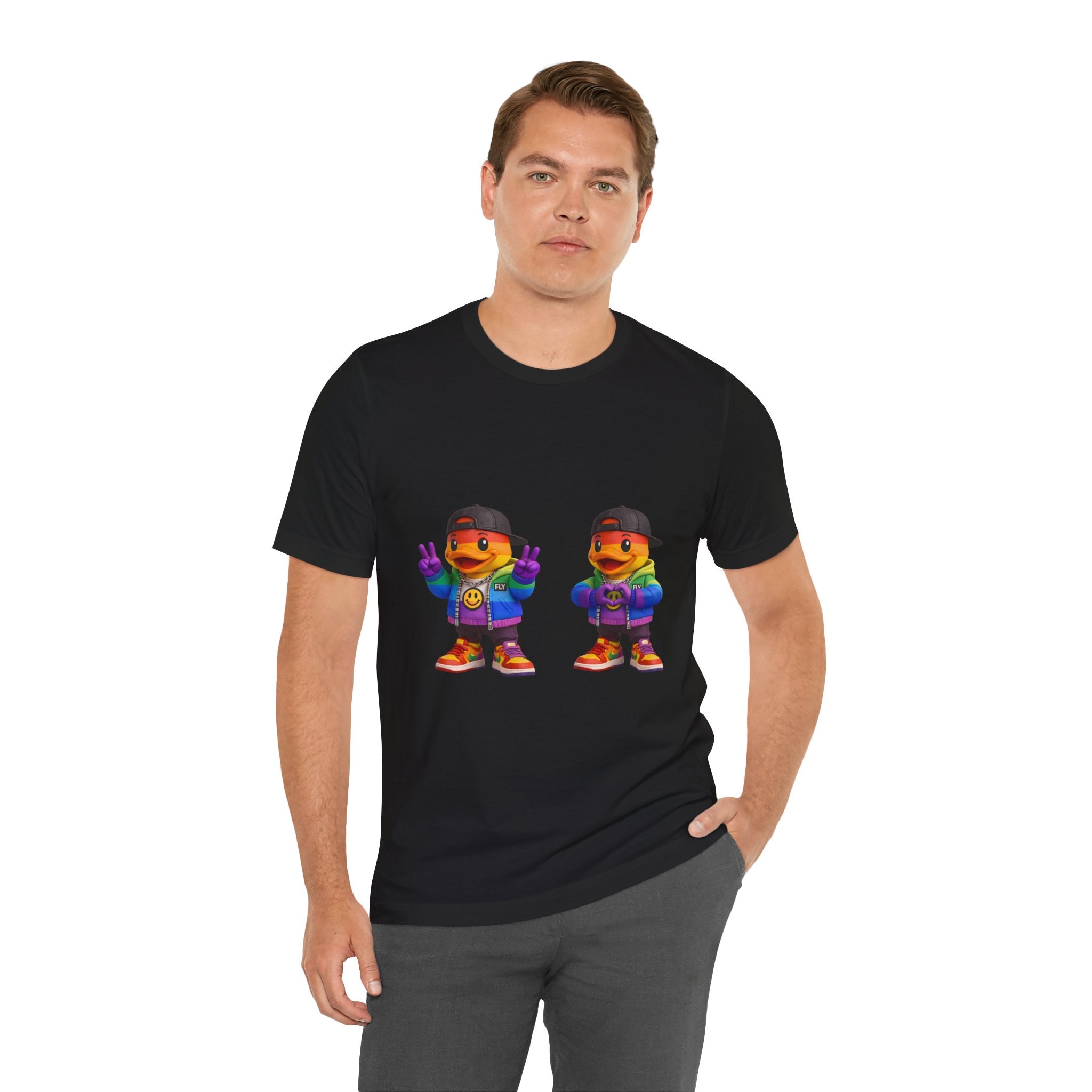 FLY Duck Pride Peace & Love Tee