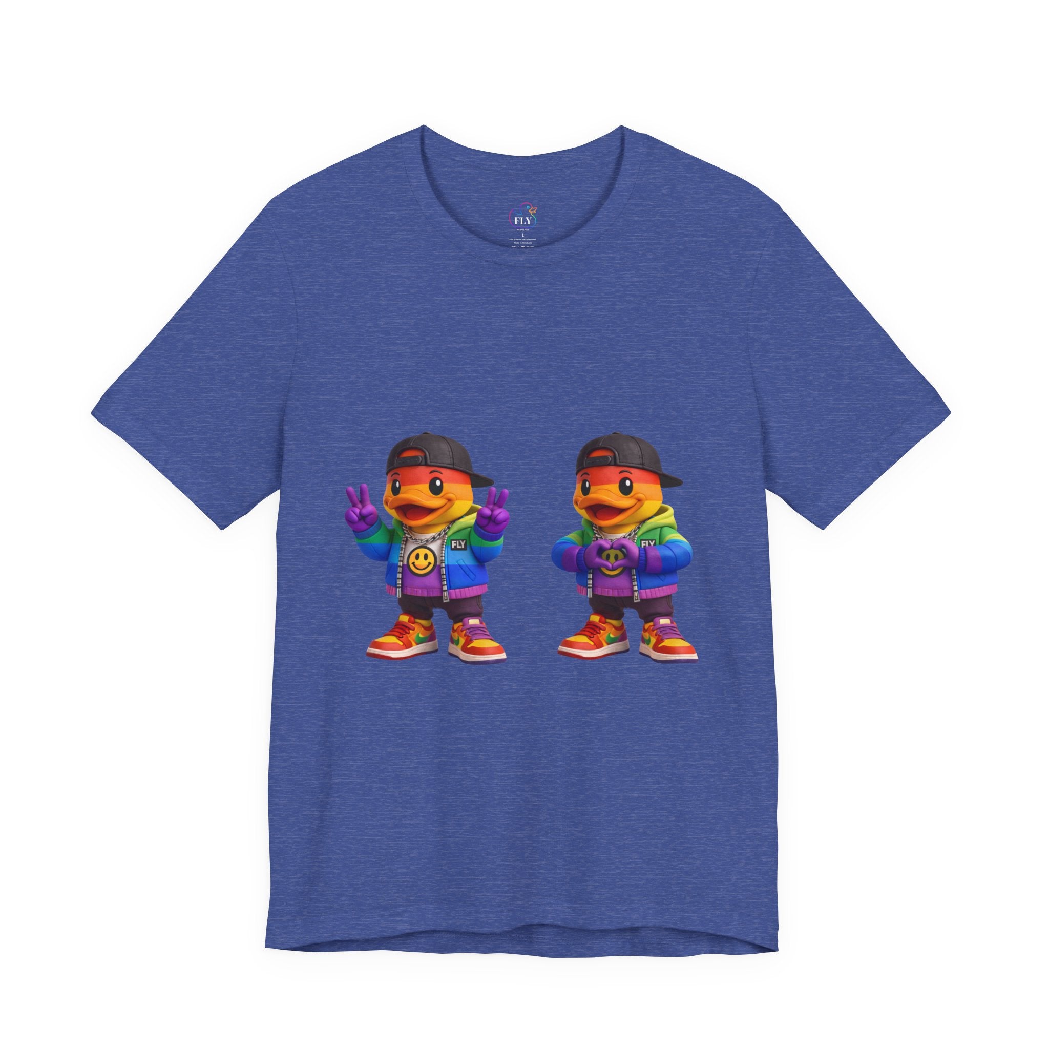 FLY Duck Pride Peace & Love Tee