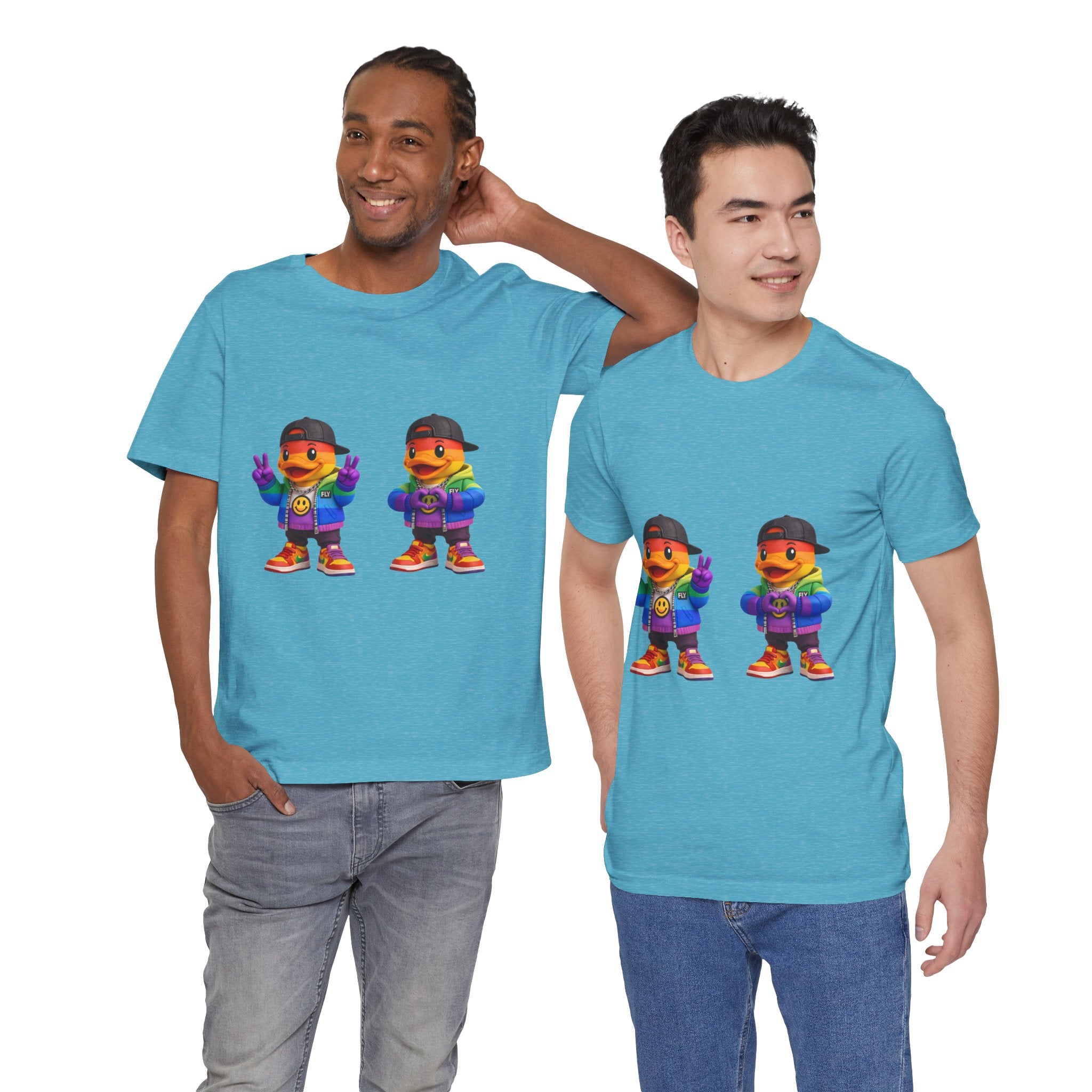 FLY Duck Pride Peace & Love Tee