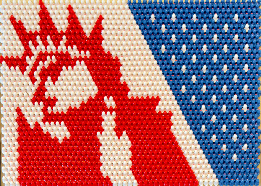 Don't Kuak With Liberty original rubber duck pop art by Miami pop artist FLY Facundo Yebne