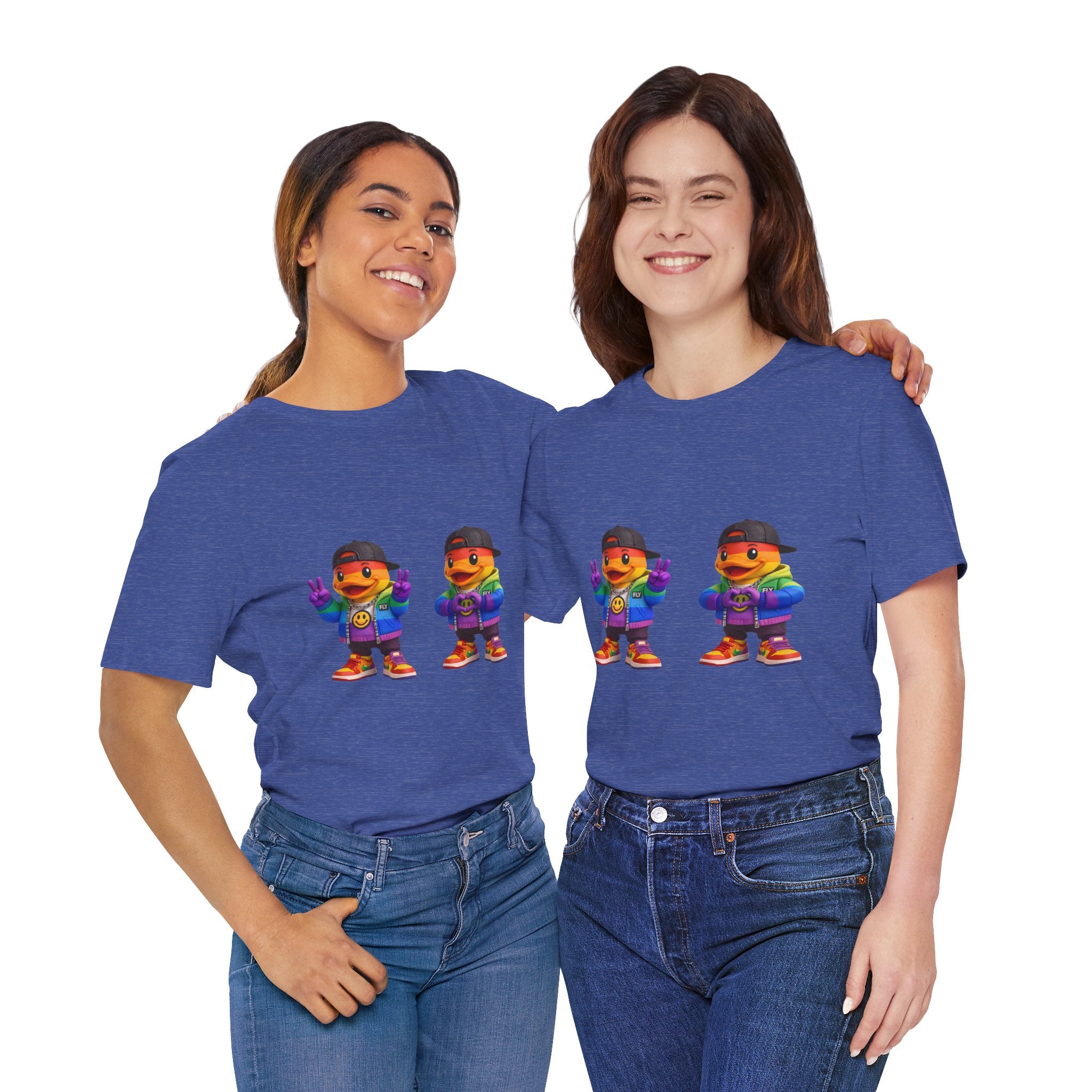 FLY Duck Pride Peace & Love Tee
