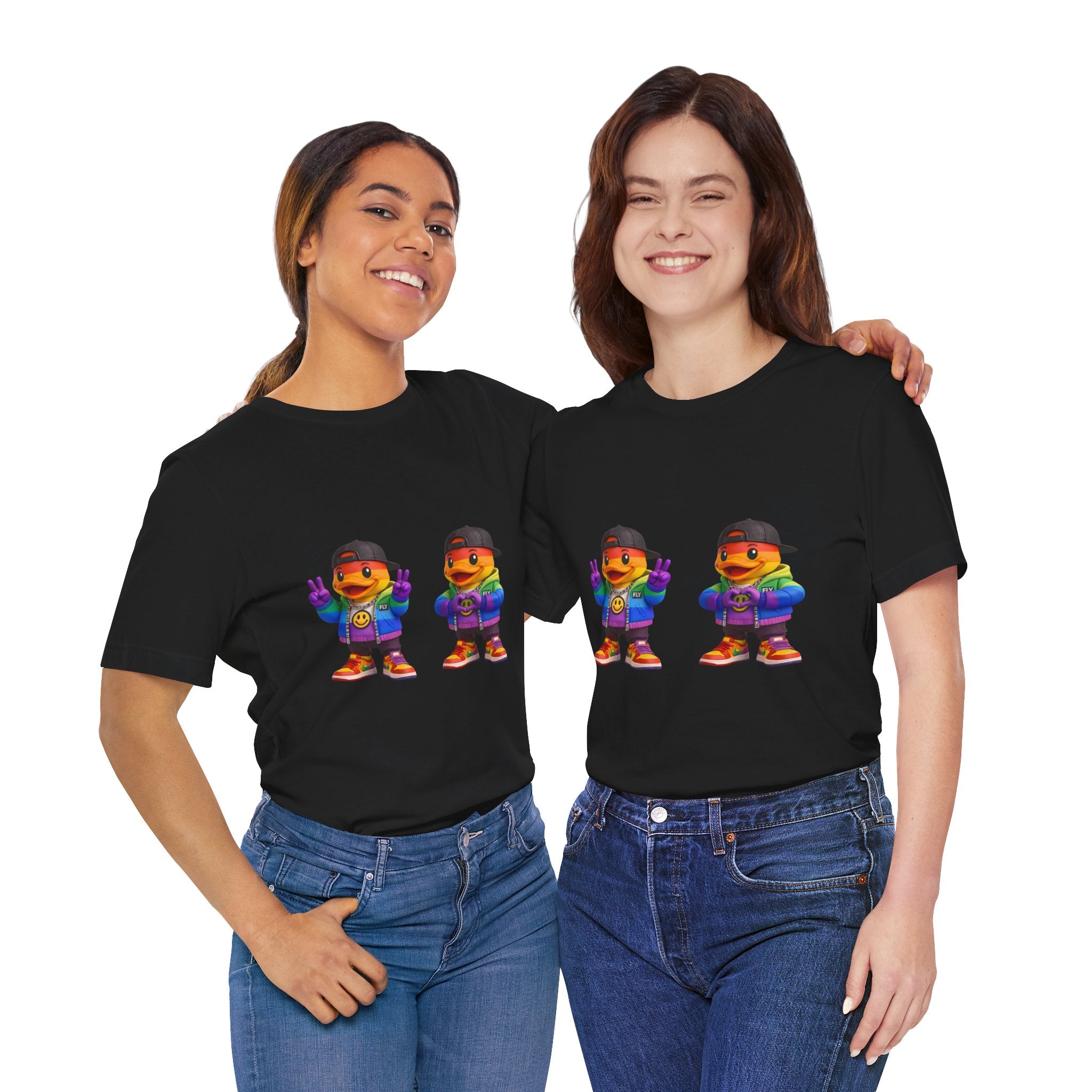 FLY Duck Pride Peace & Love Tee