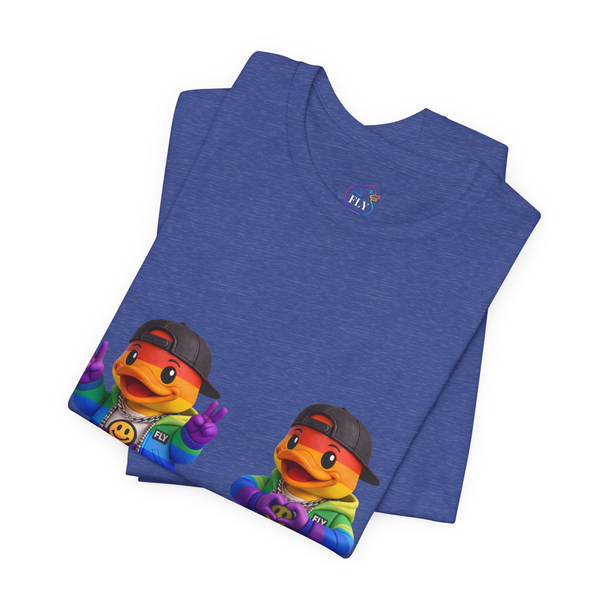 FLY Duck Pride Peace & Love Tee