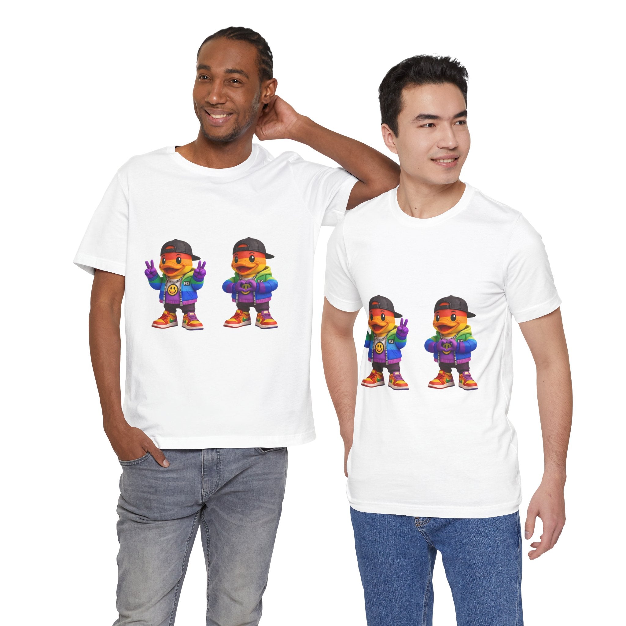 FLY Duck Pride Peace & Love Tee