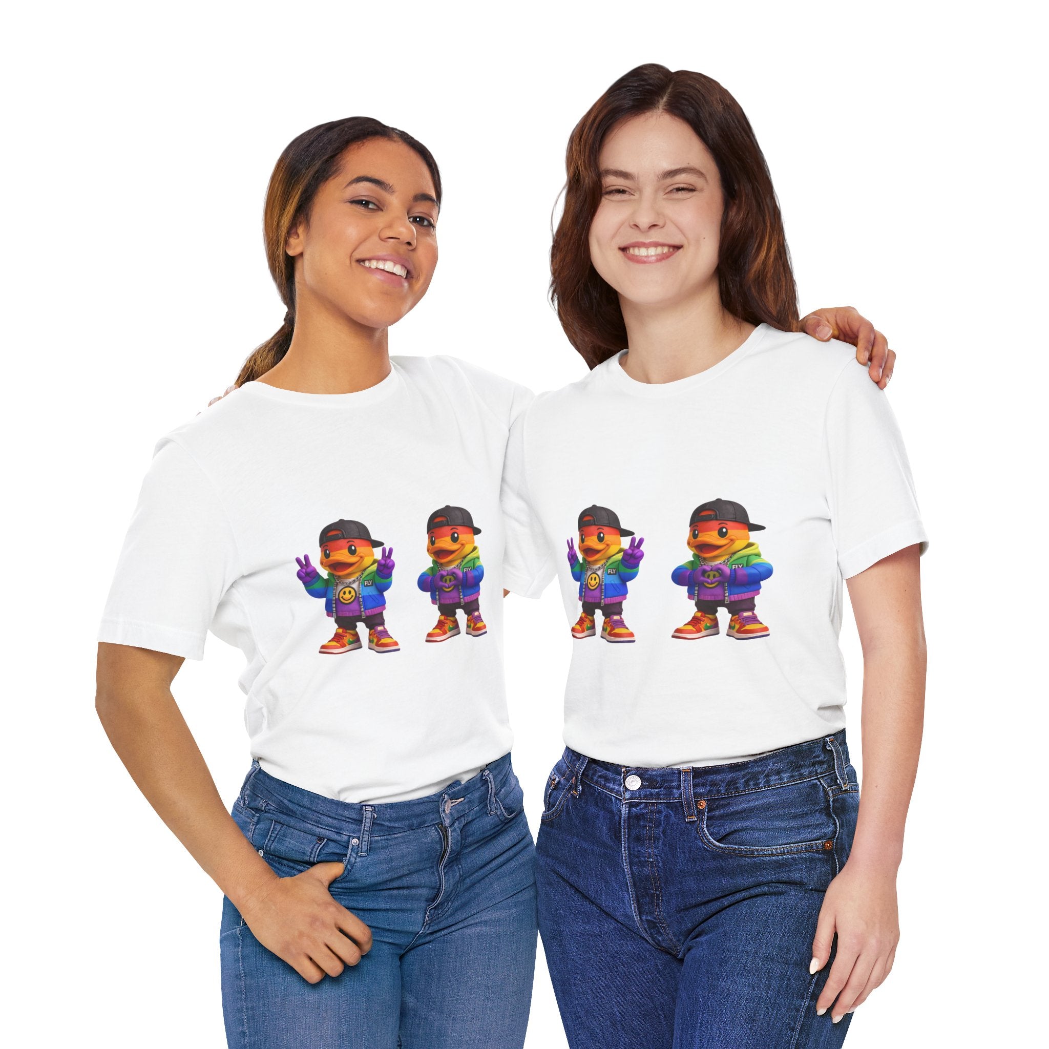 FLY Duck Pride Peace & Love Tee