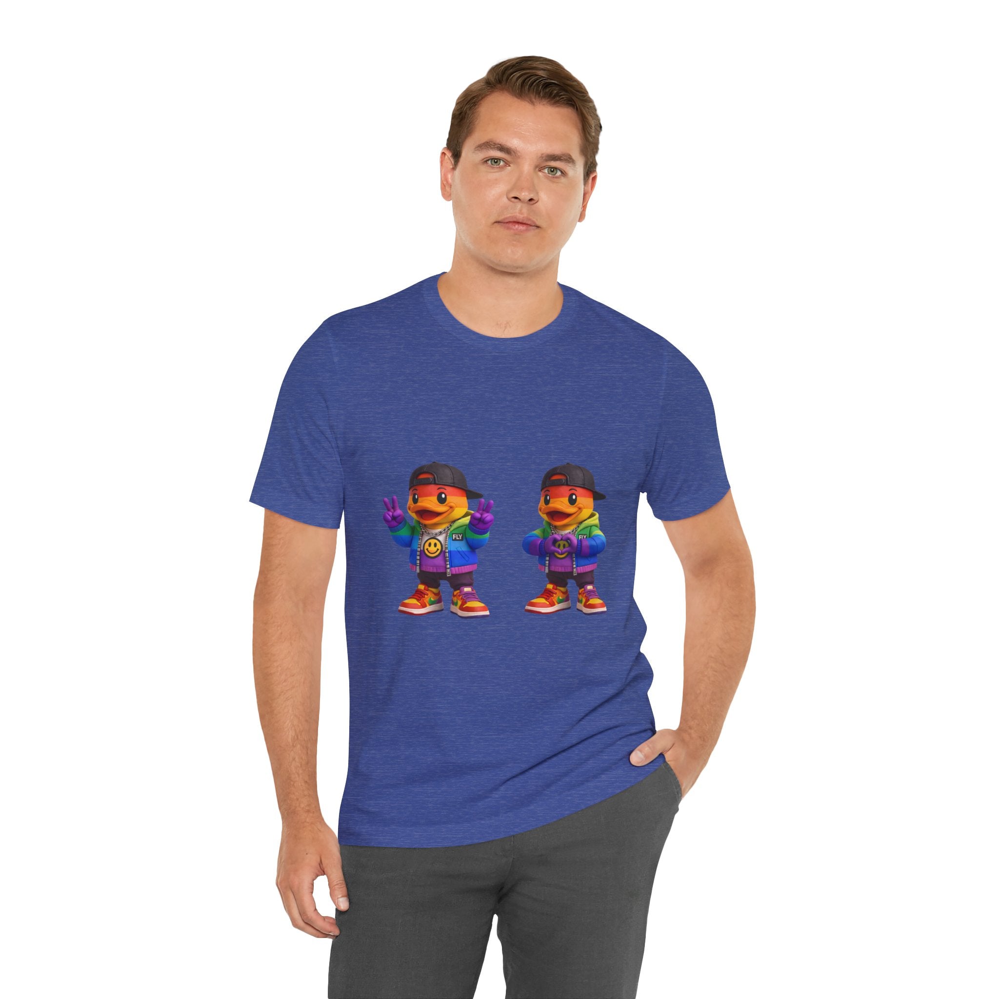 FLY Duck Pride Peace & Love Tee